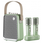 Divoom Songbird-HQ 2 (Green) 便攜式藍牙卡拉OK套裝 (青色)